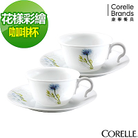 【美國康寧】CORELLE花漾彩繪4件式咖啡杯組(404)