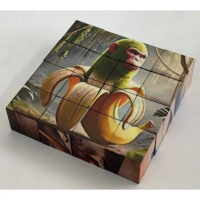 【Chính hãng】  Khối rubik nam châm từ tính 6 nhân vật Brainrot 16 khối kích thước 8x8 tăng khả năng t