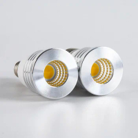 LED Light Bulb 3W 12V 35mm Diameter 1W Mini Spotlight GU5.3 GU10 LED Lamps 220V 110V COB E27 LED lamp