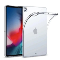 TPU Clear Case for Apple iPad Pro 12.9 6th 2022 Transparent Protective Case for iPad Pro 12.9 2021 2020 2018 Shockproof Cover