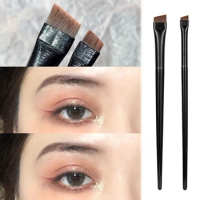 New 1-2 pieces/set eyebrow contour brush eyebrow eyeliner brush portable small angle eyebrow brush female makeup tool