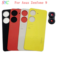 Rear Door Battery Cover Housing Case For Asus Zenfone 9 Back Cover with Logo Repair Parts