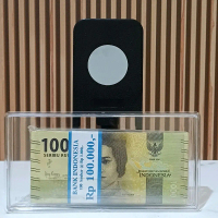 koleksi mahar uang kuno 1k cut mutia tahun 2016 | urut UNC gress + box mika penyimpanan