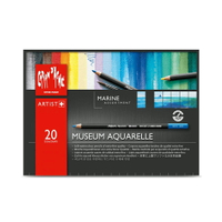 CARAN d'ACHE 瑞士卡達 MUSEUM AQUARELLE 博物館級水溶性色鉛 海景 20色 /盒 3510.920