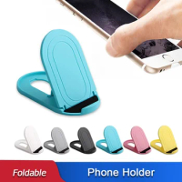 Plastic Foldable Desktop Stand For Cell phone Tablet Universal Desk Phone Holder Smartphone Bracket For Iphone Samsung Huawei