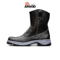 SEPATU CHEETAH PRIA BOOTS SAFETY CH-LODONG ARBOO UJUNG BESI KULIT SAPI