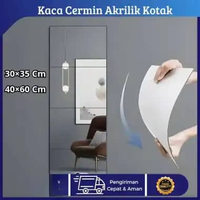 Cermin Stiker Tempel Dinding Acrylic Mirror Bathroom Stiker Kaca Cermin dinding Cermin dinding Aesth