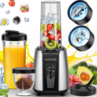 KOIOS Smoothie Blender, Max 1000w Personal Blender for Shakes and Smoothies, 12Pcs Coffee Grinder an