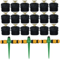 KESLA 20mm Adjustable Watering Sprinkler 1/2'' Spray Nozzle on Stake Garden Lawn Drip Irrigation System Kit Home Gardening Tools