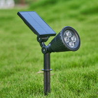 4LED太陽能射燈戶外防水庭院裝飾燈LED照樹燈草坪燈
