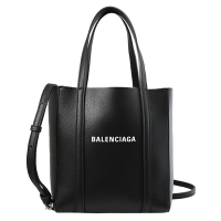 BALENCIAGA EVERYDAY TOTE 小牛皮手提斜背兩用包(黑)