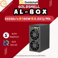 Goldshell AL BOX 360Gh/s 18W,KAS Kaspa mining,from Goldshell mining Blake3 algorithm with a maximum 