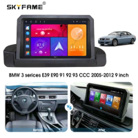 For BMW 3 Serices E39 E90 E91 E92 E93 2005-2012 2 Din Car Radio Android Multimedia Player GPS Navigation IPS Screen 9 Inch