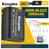 KingMa Baterai DMW-BLK22 Replacement Battery for Panason1c Lumix S5 GH5 G9 DMW BLK 22 dll