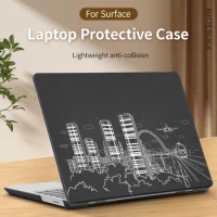 For Surface Laptop cover 12.4 13.5 inches 2022 Hard matte black protective sleeve case Surface5/4/3/2 1868/1951 GO1/2 1943/3710