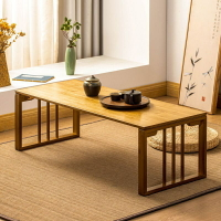 可摺疊小茶幾 小戶型客廳家用新中式飄窗桌 矮桌子 陽臺茶桌 實木茶臺