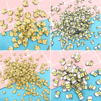 50g/lot Chick Slice Polymer Clay Sprinkles For Kids Diy Soft Clay Craft Shaker Cards Nail Art Scrapbook Decoration Slimes Filler