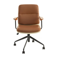 Home Backrest Computer Chair Retro Leisure Office Chairs Modern Office Furniture Bedroom Gaming Chair Lifting Swivel Desk Chair