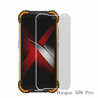 100% Original 2.5D Tempered Glass For Doogee S58 Pro Screen Protector protective film For Doogee S58 Pro Glass