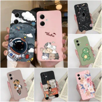 For Xiaomi Redmi Note 12 Pro Plus Note 12Pro Plus Phone Case Matte Cartoon Pattern Soft Silicone Cas