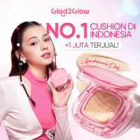 [ 2PCS ] Glad2Glow Perfect Cover Cushion | Cushion Glad2Glow Foundation Bedak Padat Make Up Bedak G2
