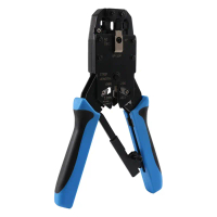 Máy uốn mạng RJ45, Dụng cụ uốn 10P, 8P, 6P và 4P, Máy tuốt dây, cho đầu nối RJ45, RJ11, RJ12 và RJ50