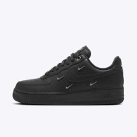 【NIKE 耐吉】Wmns Air Force 1 07 LX 女 休閒鞋 運動 經典 四銀勾 黑(HQ1180-001)