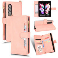 Anti-Scratch Full Protection Leather Case for Samsung Galaxy Z Fold 3 5 G Fold3 Card Holder Cell Phone Bag for Samsung Z Fold 3