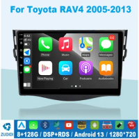 Android 13 For Toyota RAV4 RAV 4 XA30 2005 - 2013 Car Radio Multimedia Navigation 2 din Android 2din Autoradio CarPlay Stereo