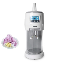 Continuous Snowflakes Ice Machine Commercial Ice Shaver Machine Shaved Snow Ice Crusher Machine 300W