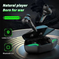 Gaming Bluetooth Headset Without Delay Gaming Headset Wireless Bluetooth Headset Cool Black Technology Gaming Bluetooth Headset