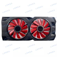 The Frame and fans for XFX RX570 RX580 2048SP Graphic Video Card