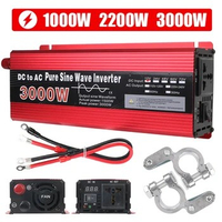 2200W 3000W 1000W Portable Power Bank 50HZ Universal Pure Sine Wave Inverter Solar Inverter DC 12V To AC 220V Voltage Converter