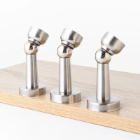 Stainless Steel Door Stopper Hotel Engineering Room Door Anti-Collision Windproof Strong Magnetic Wa