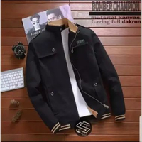 MND JAKET BOMBER CHAMPION JAKET PRIA XL HITAM