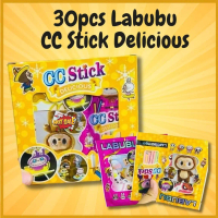 【Makanan Ringan】 30PCS LEANSENG Gula-Gula Stick CC Labubu - 30pcs + Sticker Bonus (HALAL Certified) 