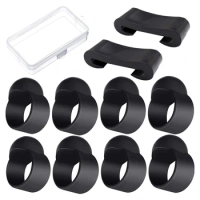 8Pcs Steel Tongue Drum Finger Sleeves,Silicone Knocking Finger Picks Cover For Tongue Drum,Drumstick Holders Finger Tool