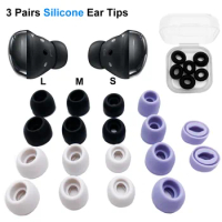 6PCS Soft Silicone Ear Tips for Samsung Galaxy Buds Pro Earbuds Headphones Eartip Accessories L M S
