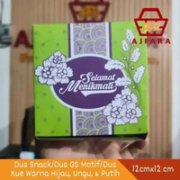 Dus Snack/Dus GS Motif/Dus Kue Motif Gatras 12x12 1 Pcs/Dus Motif Batik 12x14 1 Pcs/Dus Snack Taurus