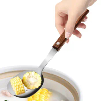 304 Stainless Steel Strainer Spoon Skimmer Strainer Slotted Spoon Mesh Deep Fryer Oil Frying Scoop For Removing Filtering