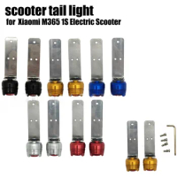 1 Set Electric Scooter Taillight Battery Powered Rear Warning Light Lamp for Xiaomi M365 1S E-Scooter Parts