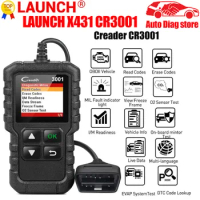 LAUNCH X431 CR3001 OBD2 Scanner Creader 3001 for Engine Fault Check Auto OBDII OBD Code Reader Diagnostic Scan Tool Free Update