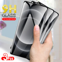 3Pcs 9H Full Cuvred Cover Glass For Xiaomi 14 Ultra 5G Screen Protector Tempered Glass Xiaomi14 Pro Mi 14Pro 14Ultra Mi14 2024