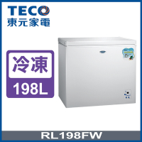 TECO東元 198公升上掀式單門臥式冷凍櫃RL198FW