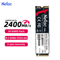 Netac SSD M2 1Tb SSD 512GB M2 NVMe 256GB ดิสก์ SSD ฮาร์ดไดรฟ์ M.2 2280 PCIe โซลิดสเตทไดรฟ์ภายในสำหรับแล็ปท็อป