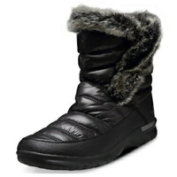 [ THE NORTH FACE ] 女 羽絨保暖雪靴 亮黑/亮珍珠灰 / 特價品 / NF0A2T5MNSX {23 26}