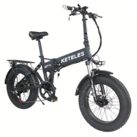 KETELES Wholesale Price E-Bike 20" inch Fat Tire KF10 Folding E-Bike 250W/500W/750W/1000W Motor 15AH Electric Bike
