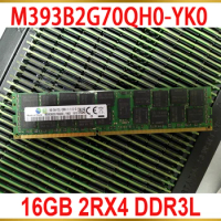 For Samsung RAM 16G 16GB 2RX4 DDR3L PC3L-12800R 1600 REG Server Memory M393B2G70QH0-YK0