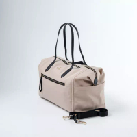 Kate Spade Tas KATE SPADE GHW NYLON ROSE PINK MULTI POCKET ZIP TOTE BAG WITH LS LARGE 100% ORIGINAL