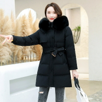 真 羽絨90%白鴨絨 羽絨外套鴨絨夾克-連帽大毛領蓬鬆修身女外套4色73zb16【獨家進口】【米蘭精品】